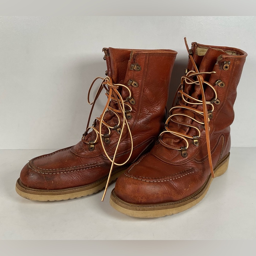 Vintage Montgomery Ward Powerhouse Boots | Moc Toe | Men’s 12 D